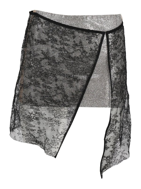 NU: mini skirts - Skirt in silk
