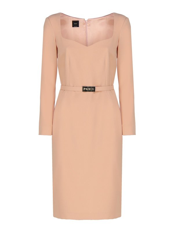 Pinko: Maxi robe - Maxi Robe - Couleur Chair