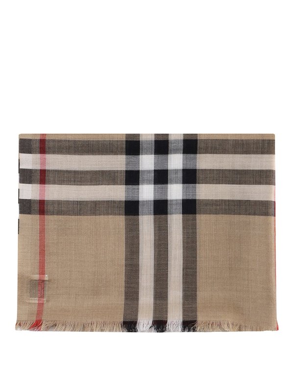 BURBERRY: スカーフ - スカーフ - ベージュ