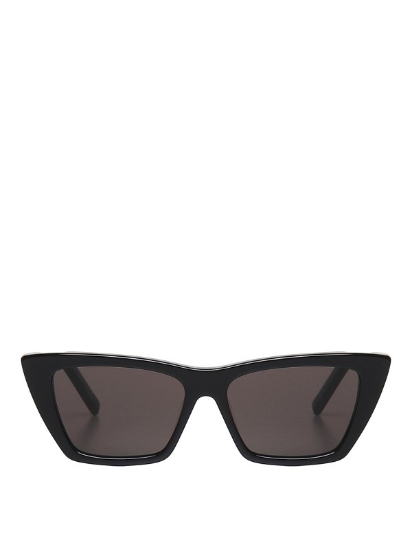 SAINT LAURENT: 眼鏡 - 眼鏡 - 黒