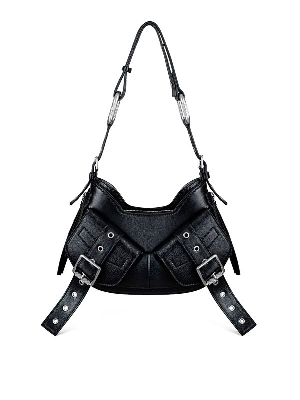 BIASIA: Schultertaschen - Schultertasche - Schwarz