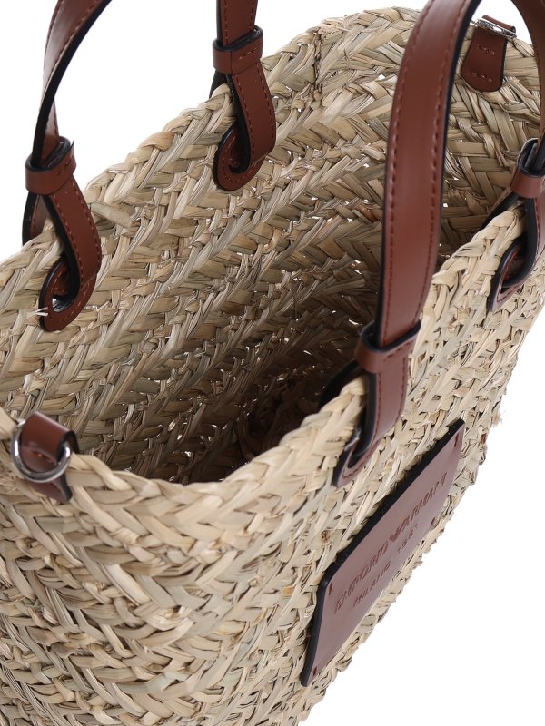 トートバッグ - ブラウン shop online: EMPORIO ARMANI