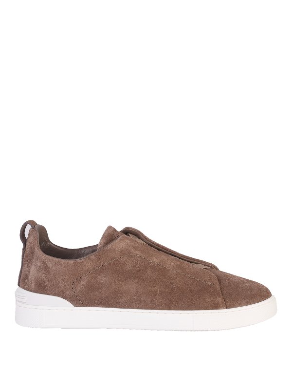 ZEGNA: trainers - Low top triple stitch sneakers