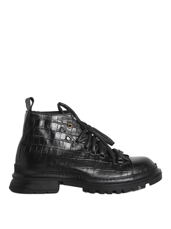 GIULIANO GALIANO: Bottines - Bottines - Noir