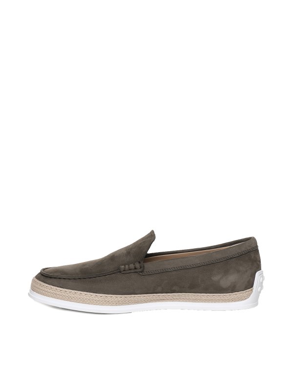 Nubuck slip-ons shop online: TOD