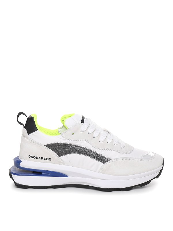 DSQUARED2: Chaussures de sport - Baskets - Blanc