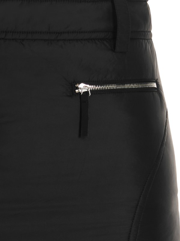 膝丈/ミディスカート - 黒 shop online: KHAITE