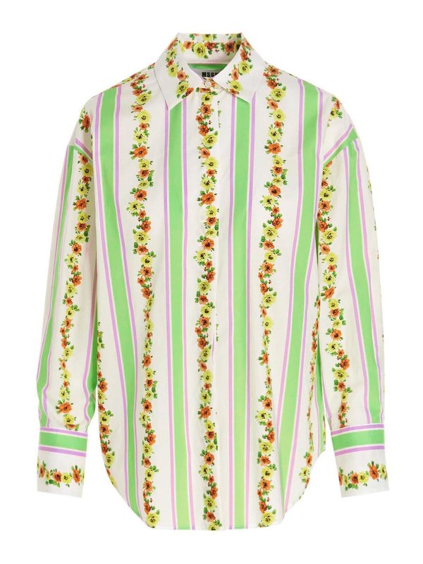 m.s.g.m.: シャツ - シャツ - マルチカラー