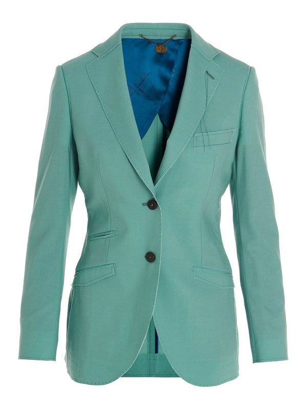 MAURIZIO MIRI: Vestes de costume - Blazer - Bleu Clair