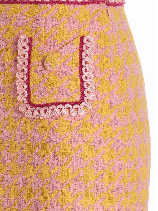 iKRIX MOSCHINO: ニーレングススカート＆ミディ丈 - 膝丈/ミディスカート - マルチカラー