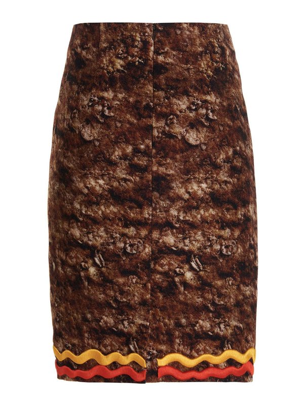 MOSCHINO: ニーレングススカート＆ミディ丈 online - 膝丈/ミディスカート - マルチカラー