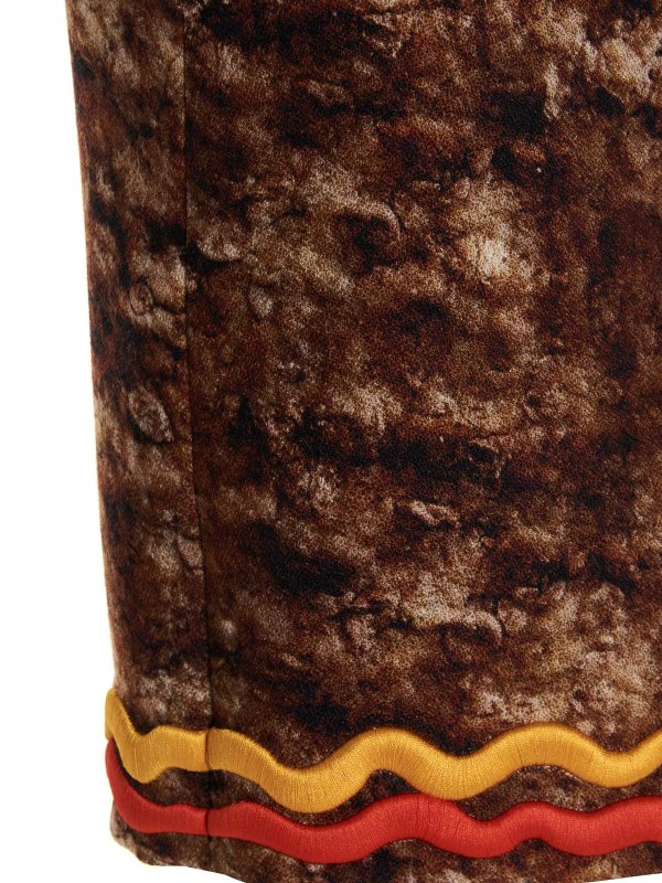 膝丈/ミディスカート - マルチカラー shop online: MOSCHINO