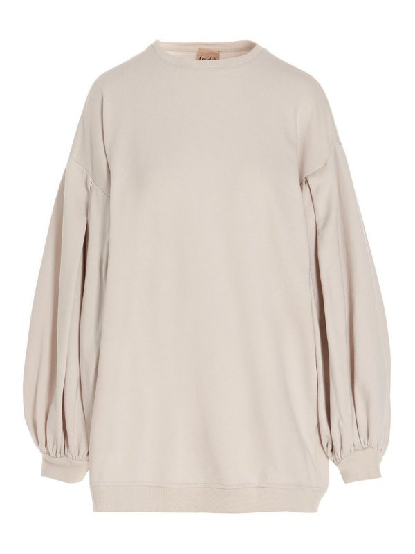 Nude: スウェット＆セーター - シャツ - ベージュ