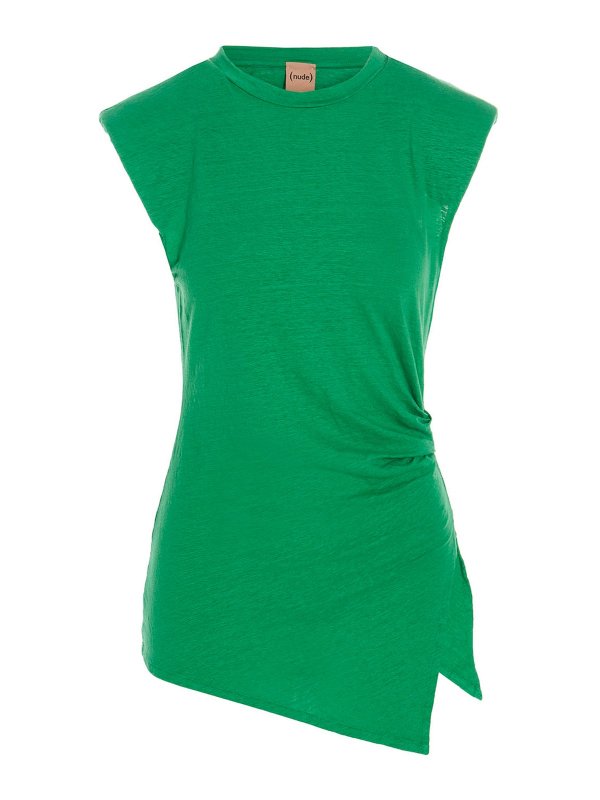 Nude: Tops y camisetas sin mangas - Top - Verde