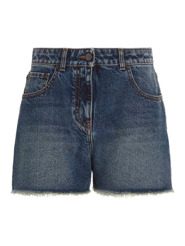 Palm Angels: Hosen Shorts - Shorts - Blau