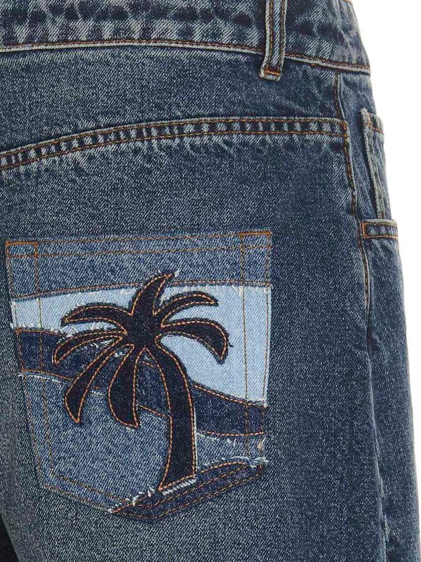 Shorts - Blau shop online: Palm Angels