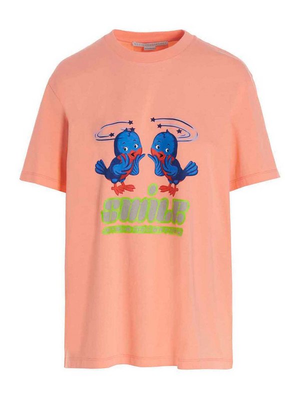 STELLA McCARTNEY: t-shirts - kitsch bird t-shirt