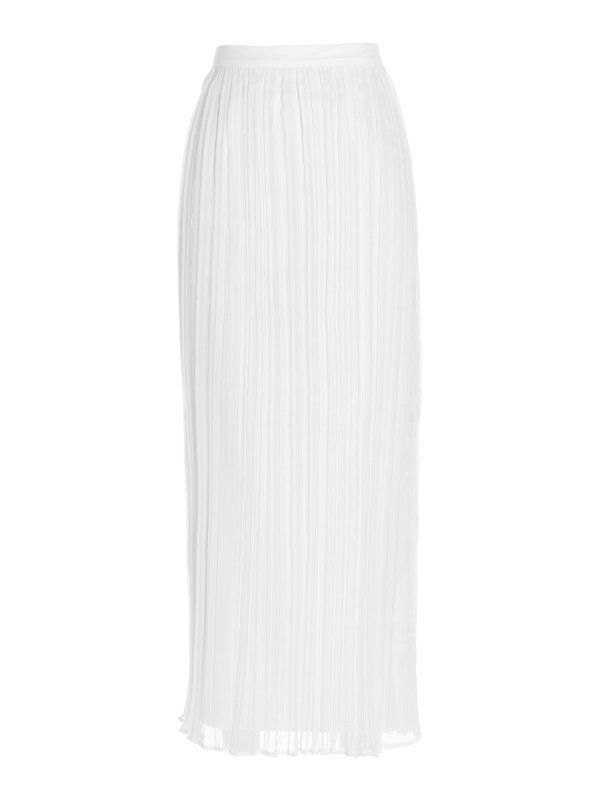 VÌEN: ニーレングススカート＆ミディ丈 - 膝丈/ミディスカート - 白