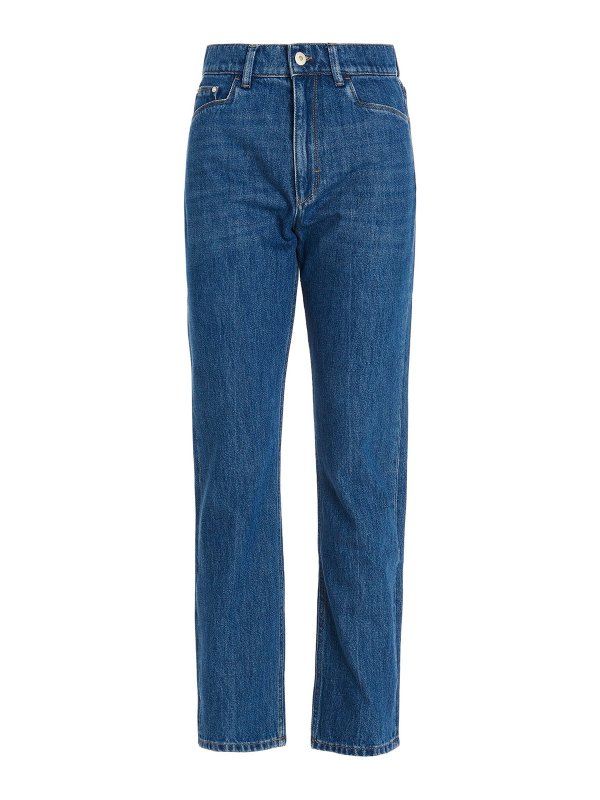 WANDLER: straight leg jeans - carnation jeans