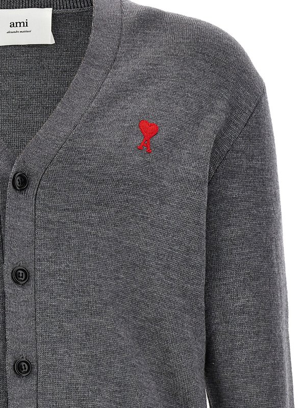 iKRIX AMI PARIS: Cárdigans - Cárdigan - Gris