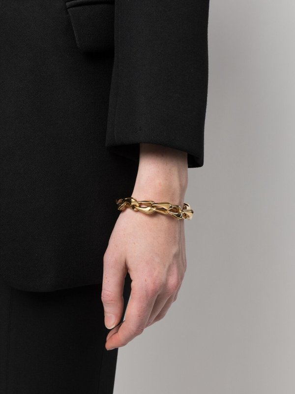 The Best Shops BALLY: Bracelets & Bangles - Brass chain bracelet