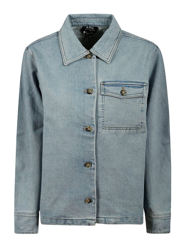 A.P.C.: Westen - Weste - Jeansblau