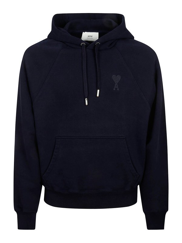 AMI PARIS: Sudaderas y suéteres - Sudadera - Azul
