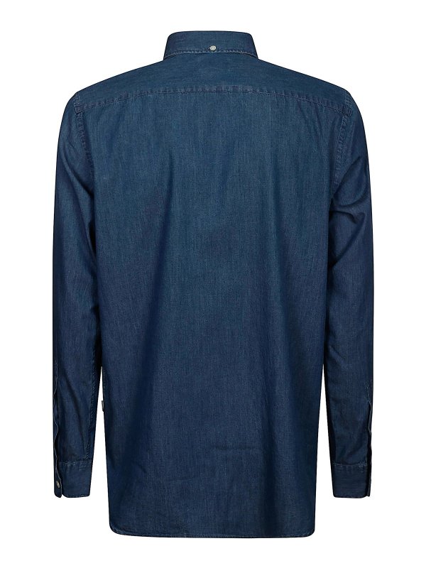 WOOLRICH: shirts online - Classic indigo shirt