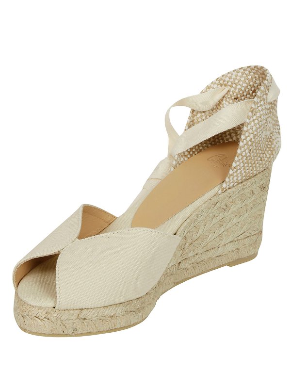 エスパドリーユ - 白 shop online: CASTANER