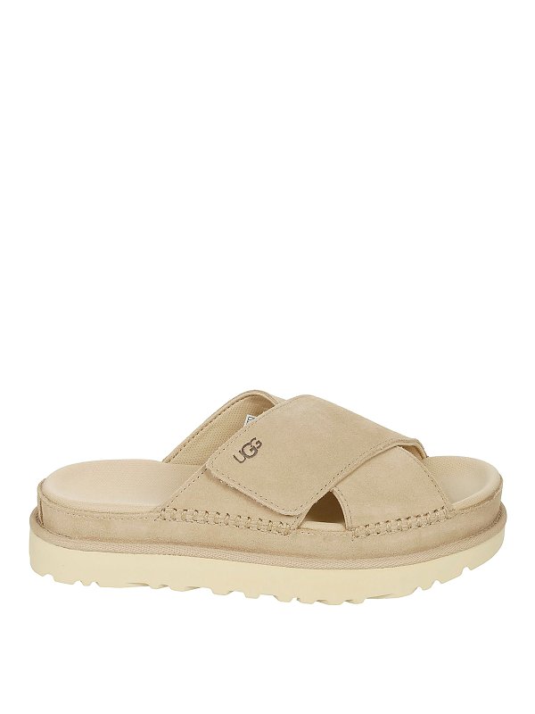 UGG: flip flops - Goldenstar  cross slide