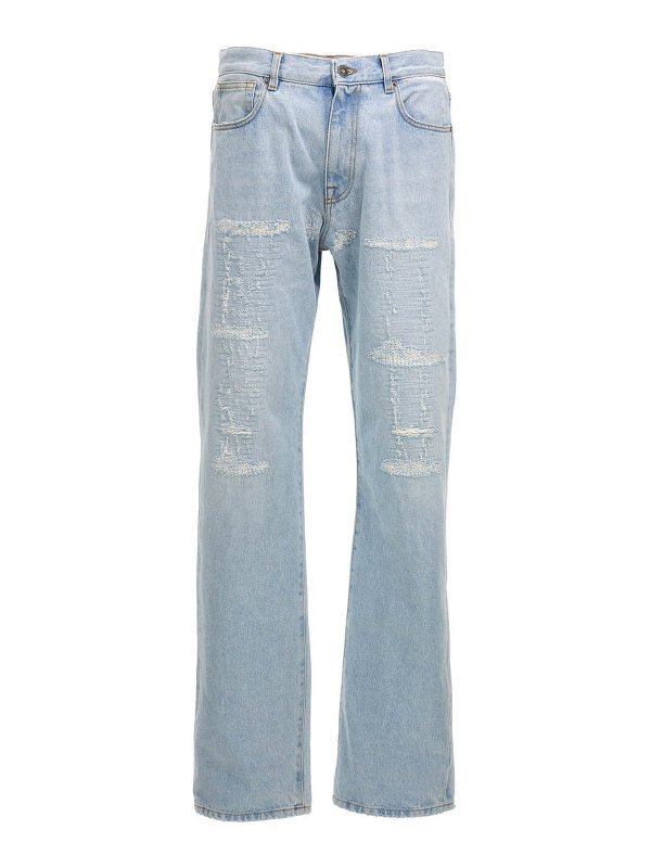 424: ストレートジーンズ - ストレートジーンズ - ライトブルー