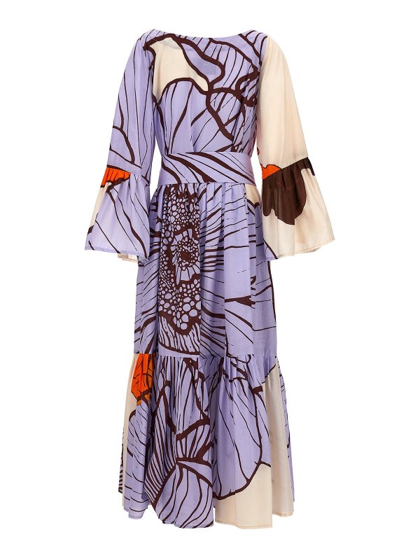 813 OTTOTREDICI: マキシドレス online - 膝丈/ミディスカート - マルチカラー