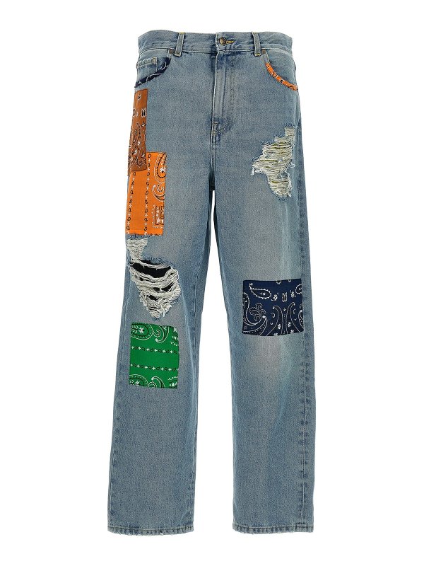 ALANUI: ストレートジーンズ - ストレートジーンズ - ブルー