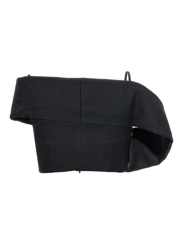ALEXANDER MCQUEEN: Tops & Tank tops online - Top crop lapel corset