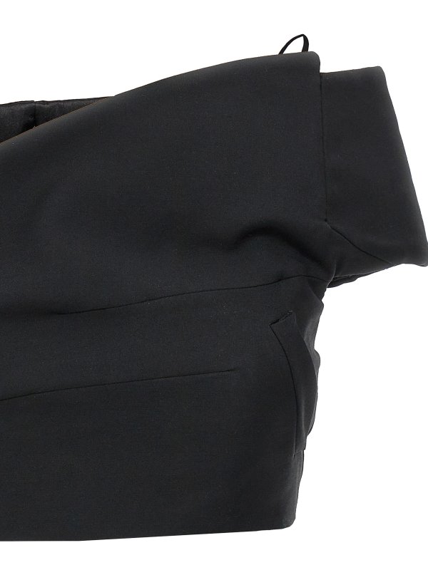 iKRIX ALEXANDER MCQUEEN: Tops & Tank tops - Top crop lapel corset