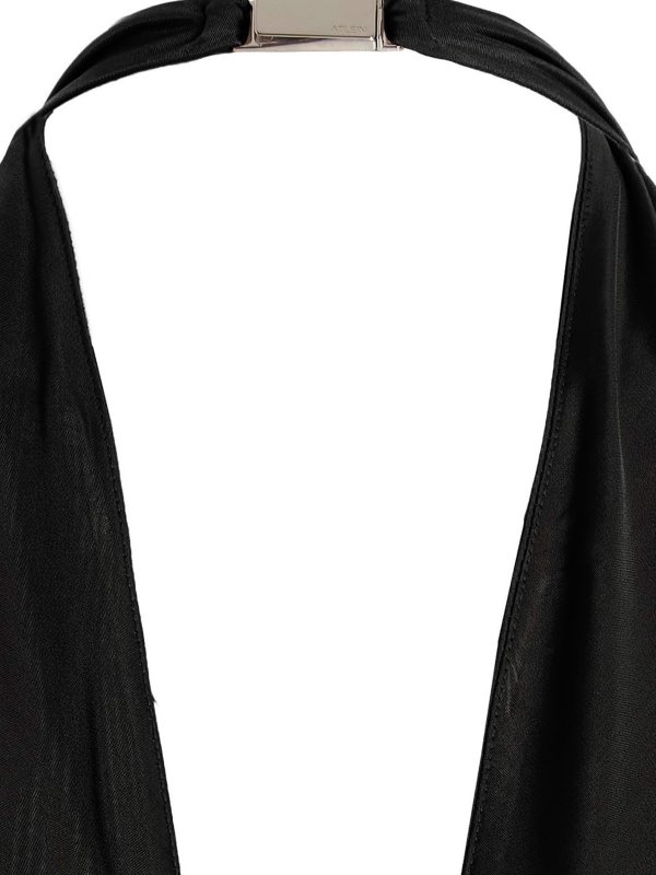 Knielanges Kleid - Schwarz shop online: ATLEIN