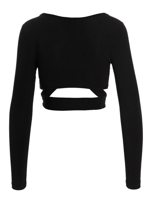 ATLEIN: Tops & Tank tops online - Crossed cropped top