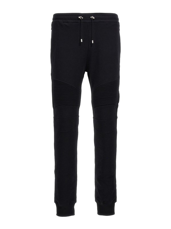 Balmain: tracksuit bottoms - Biker joggers