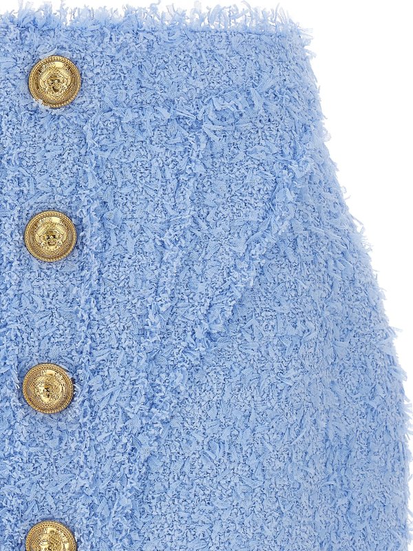 The Best Shops Balmain: Miniröcke - Rock - Hellblau