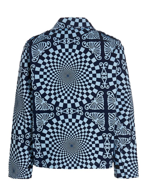 BLUEMARBLE: casual jackets online - folk checkerboard jacket