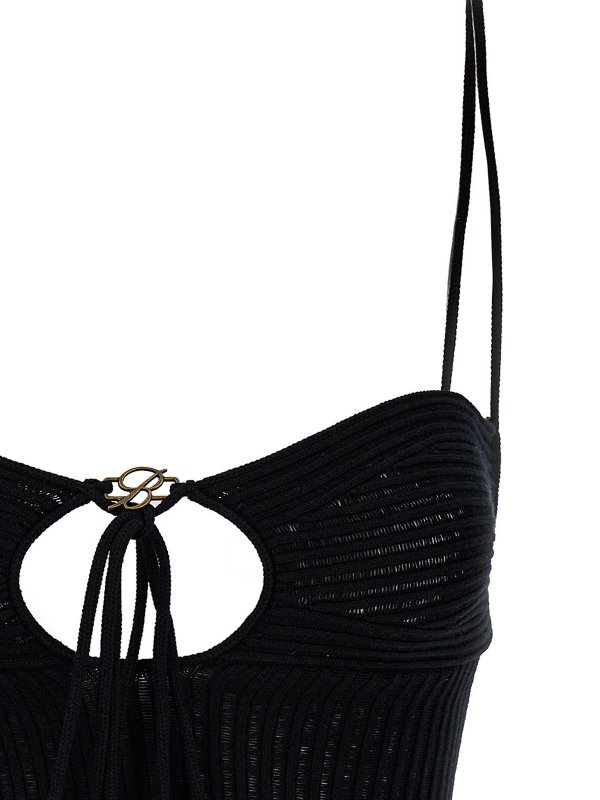 iKRIX BLUMARINE: Robe longueur genou - Robe Au Genou - Noir