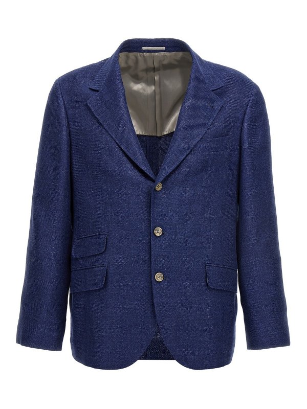 BRUNELLO CUCINELLI: Blazer online - Blazer - Blau