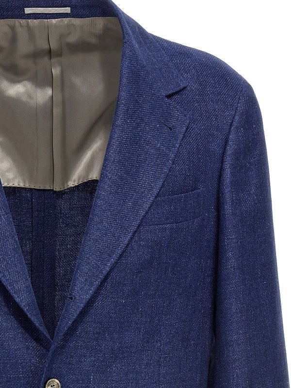 Blazer - Blau shop online: BRUNELLO CUCINELLI