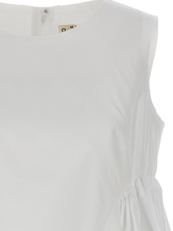 iKRIX COMME DES GARCONS: Top e canotte - Parte superiore con inserto plissettato