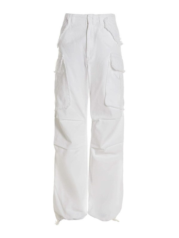 DARKPARK: Straight Leg Jeans - Straight Leg Jeans - Weiß