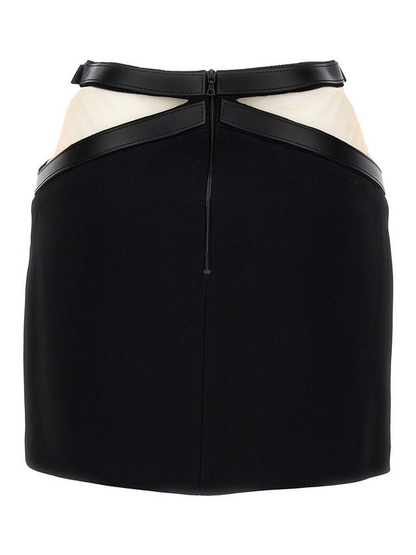 DAVID KOMA: gonne al ginocchio  e longuette online - Gonna con inserto in rete