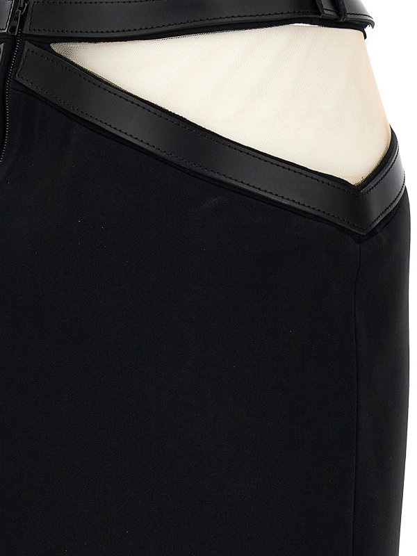 iKRIX DAVID KOMA: gonne al ginocchio  e longuette - Gonna con inserto in rete