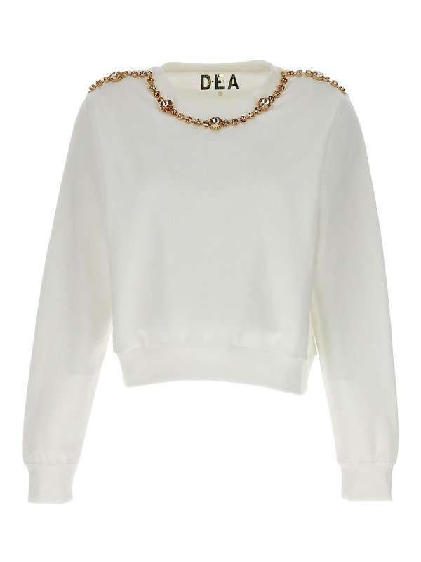 LA DEA: Sweatshirts und Pullover - Hemd - Weiß