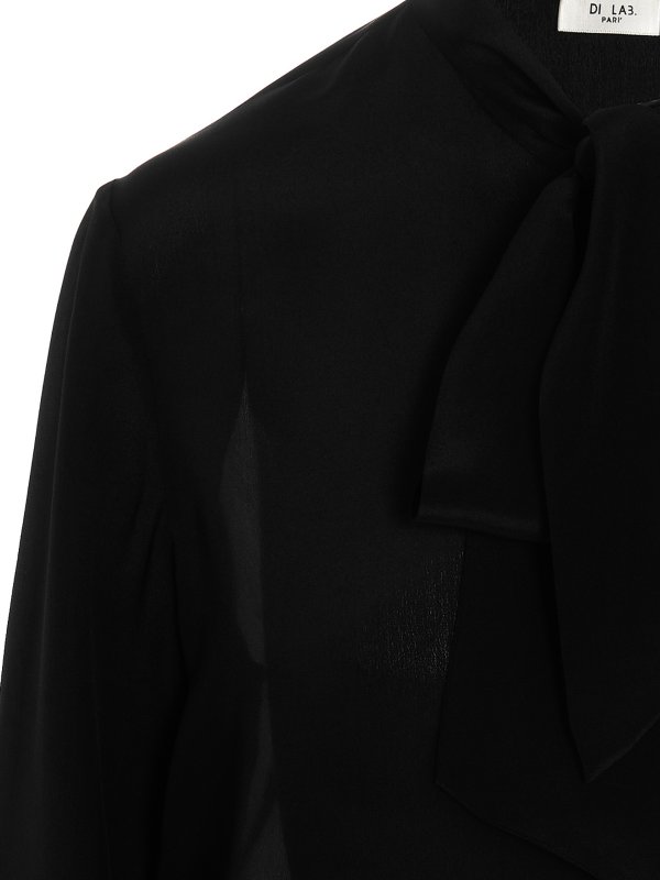 シャツ - 黒 shop online: DI.LA3 PARI