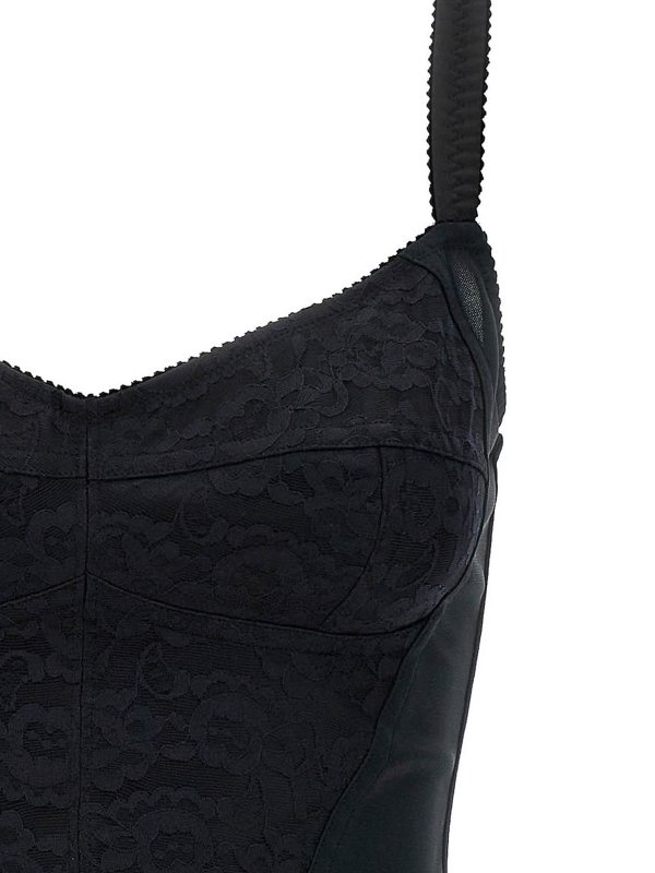 The Best Shops DOLCE & GABBANA: short dresses - Satin guepierre dress